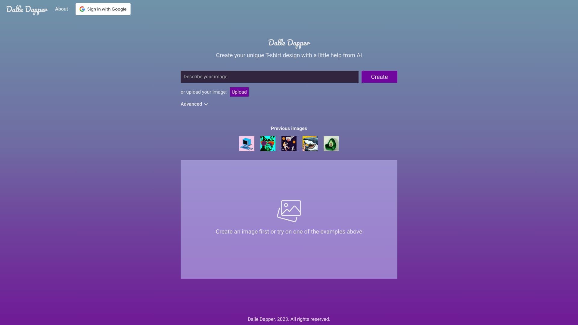 Dalle Dapper screenshot 1