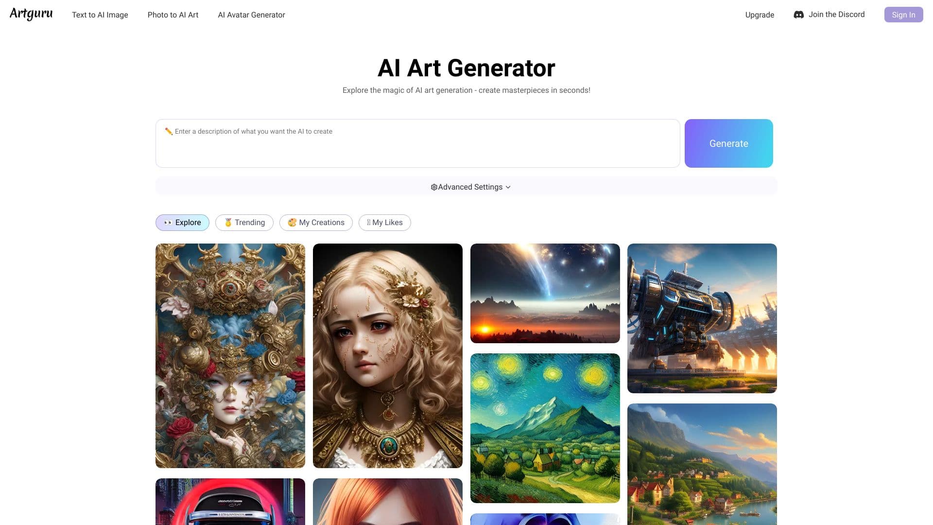 Artguru AI screenshot 1