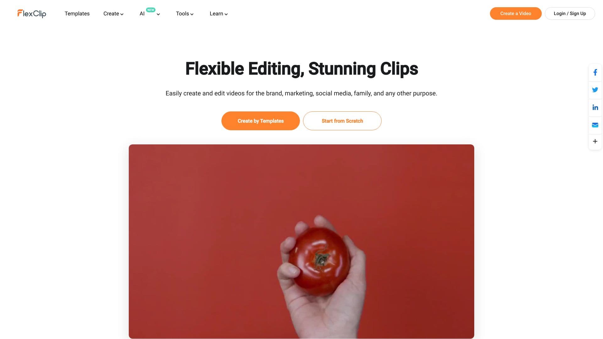 FlexClip screenshot 1