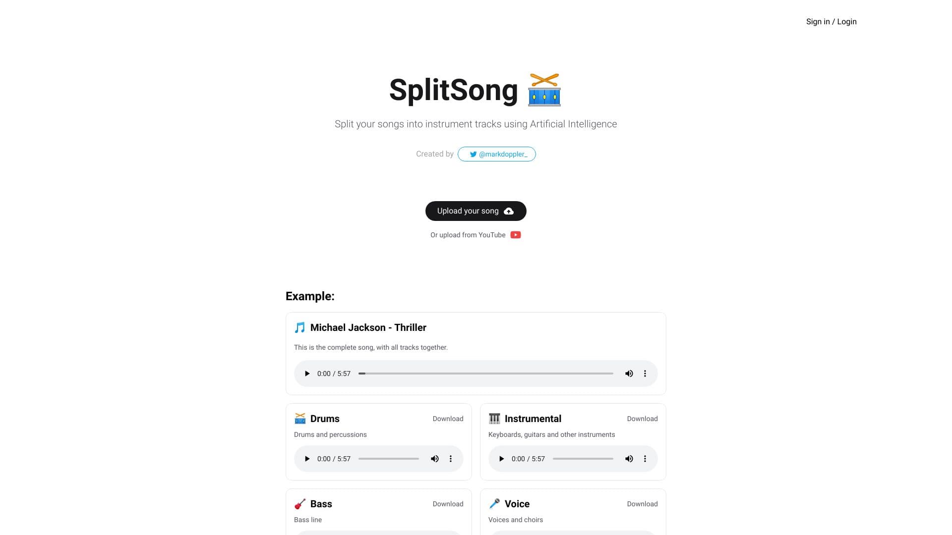 SplitSong screenshot 1
