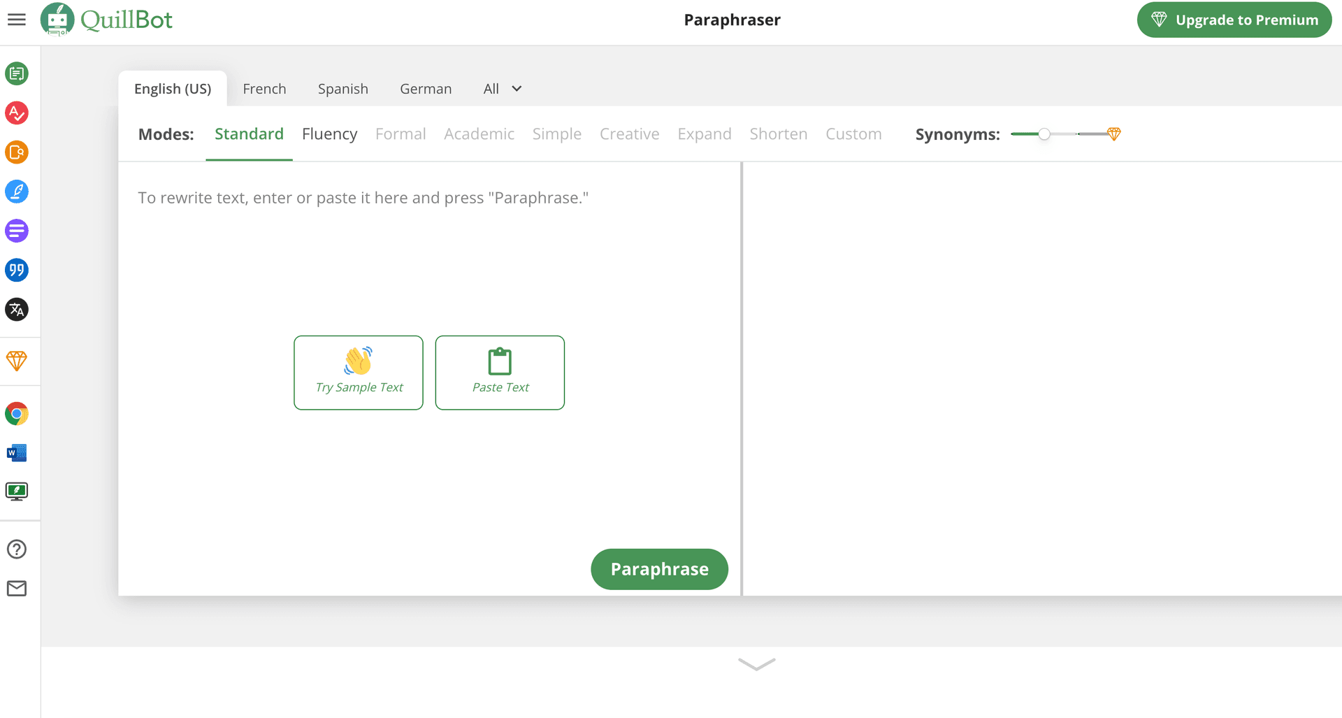 QuillBot screenshot 1