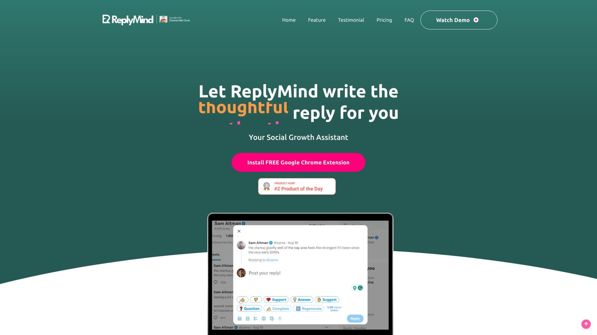 ReplyMind screenshot 1