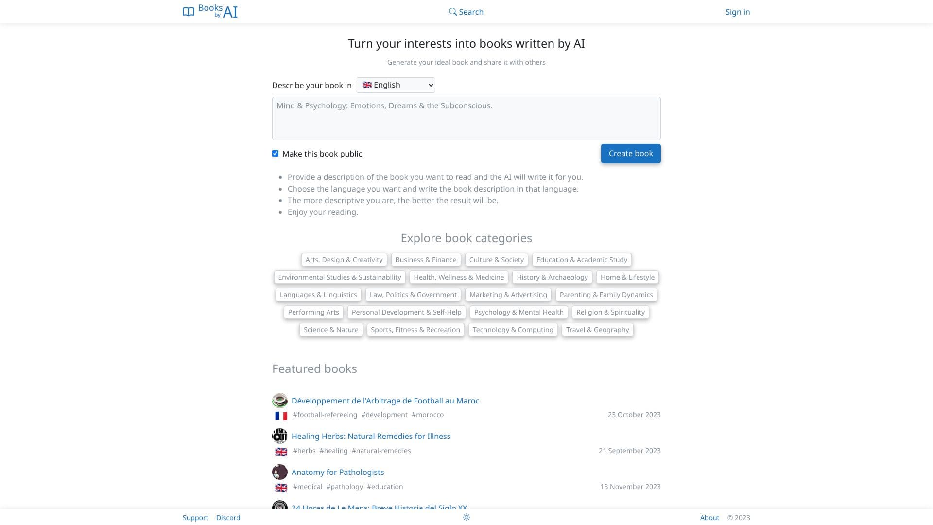 AI Book Creator screenshot 1