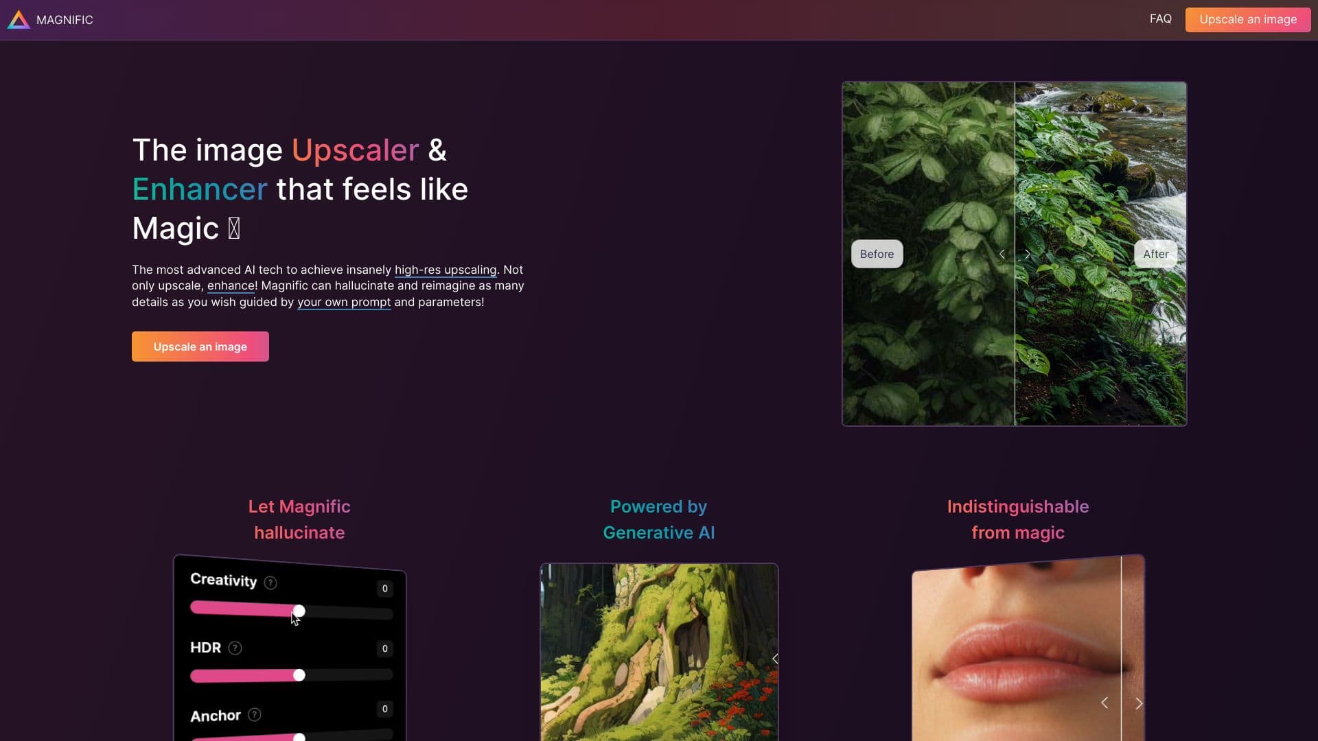 Magnific AI screenshot 1