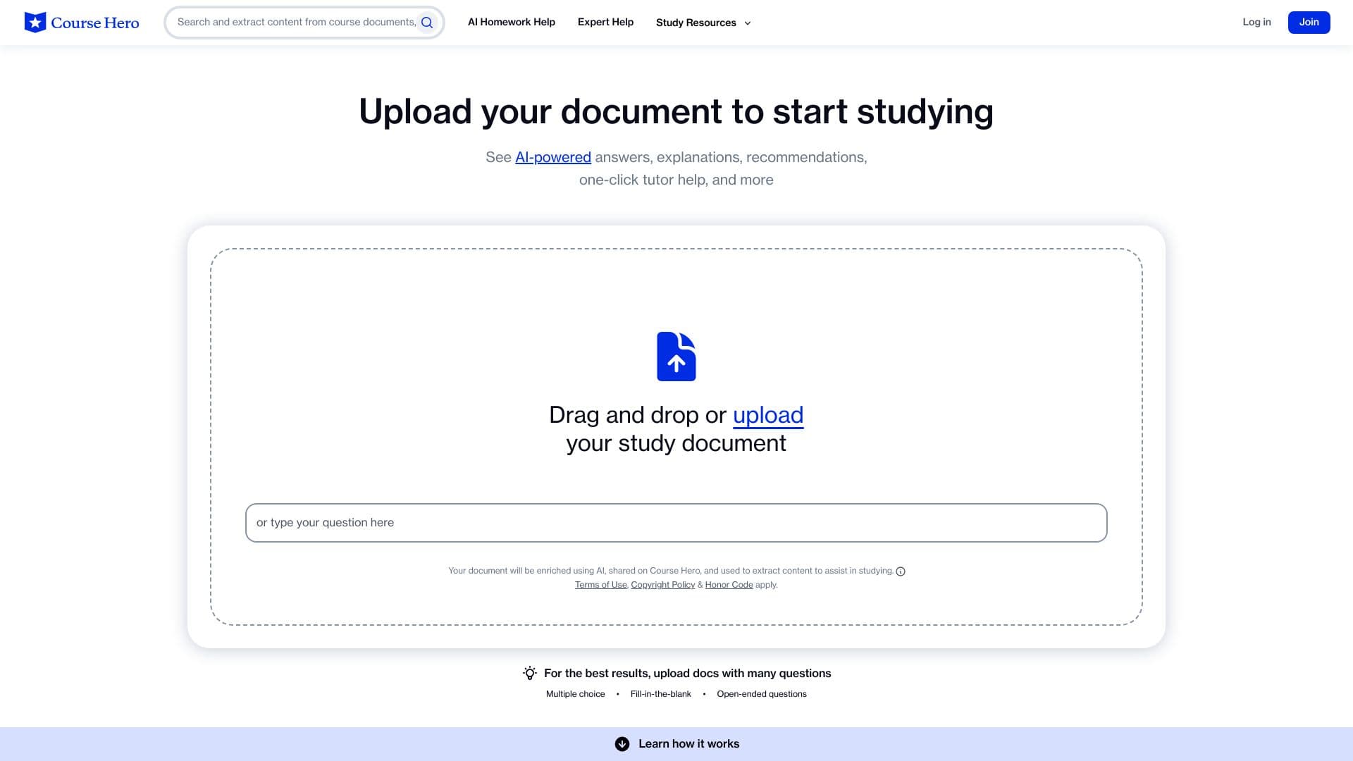 Course Hero screenshot 1