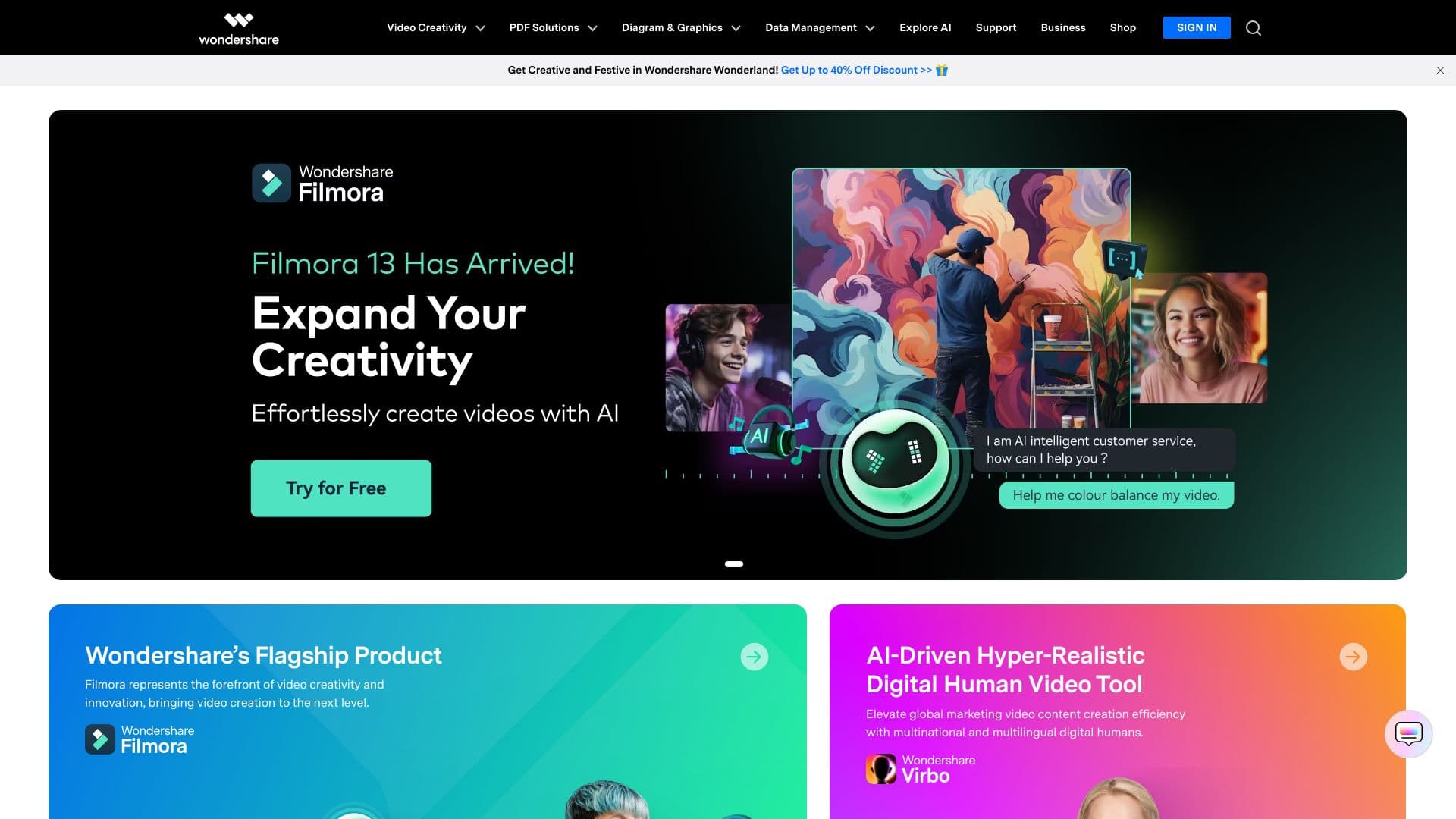 Wondershare screenshot 1