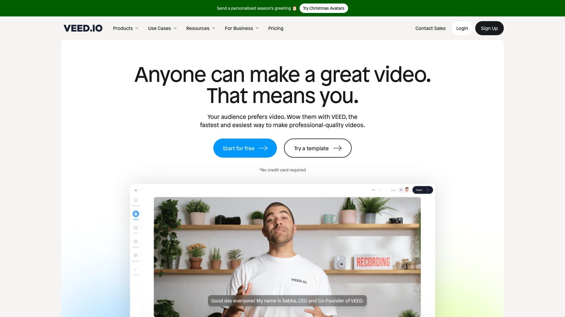VEED.IO screenshot 1