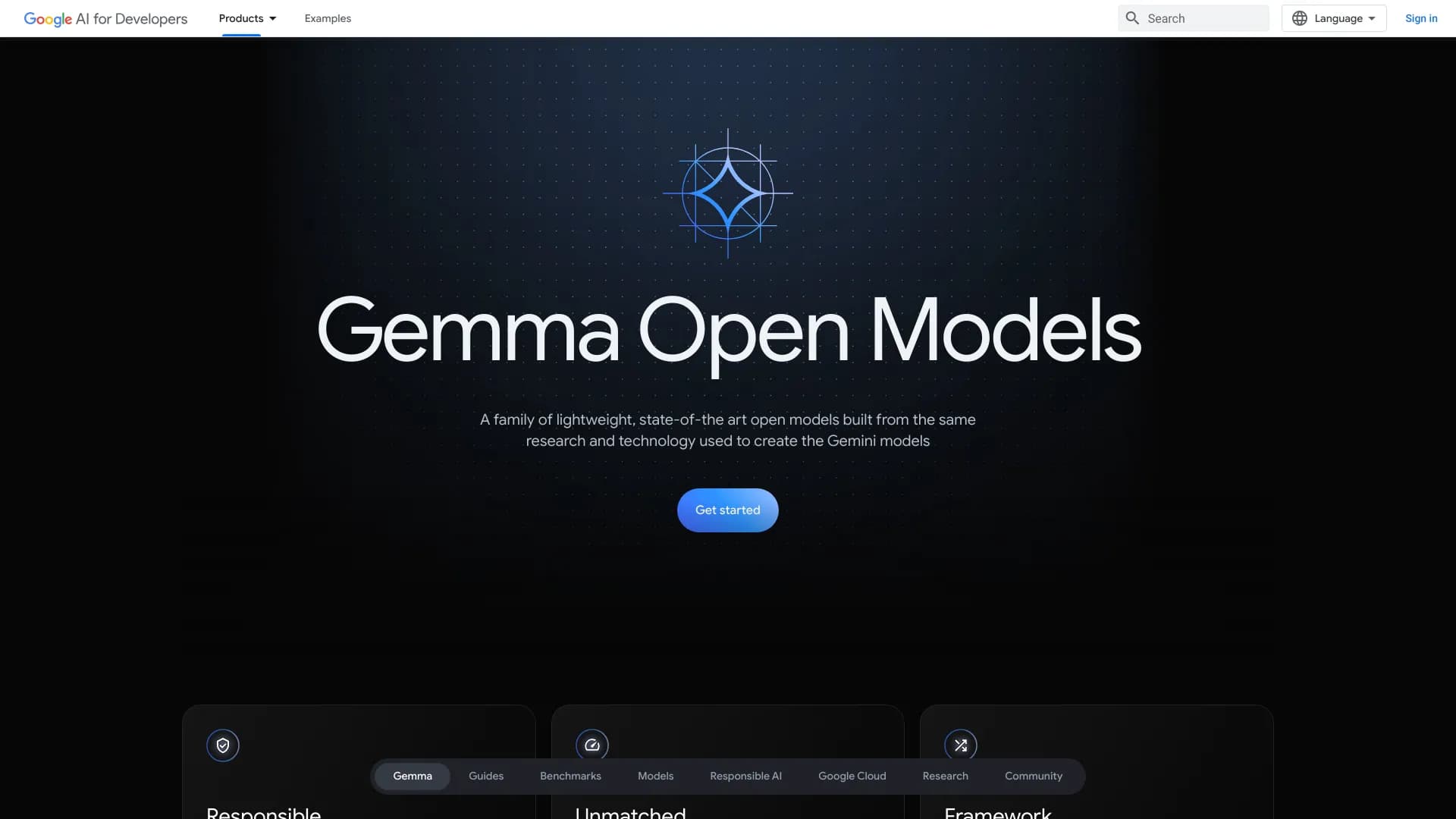 Google AI for Developers screenshot 1