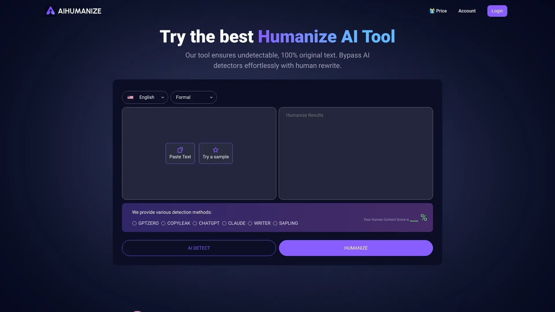 AI Humanize screenshot 1