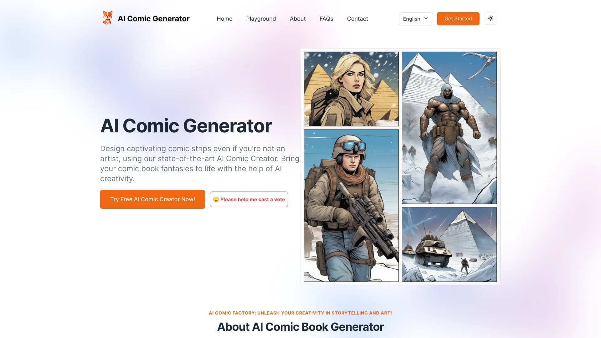 AI Comic Generator screenshot 1