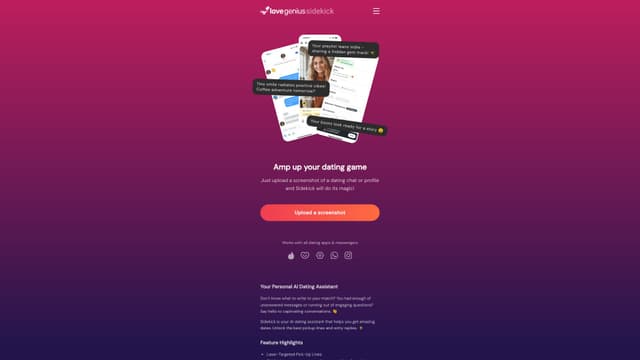 LoveGenius Sidekick screenshot
