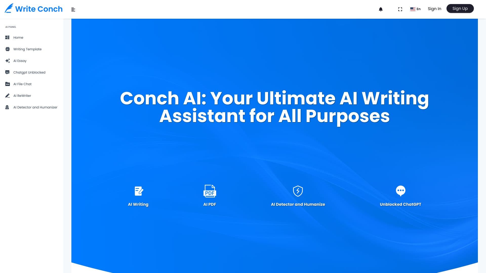 Write Conch AI screenshot 1
