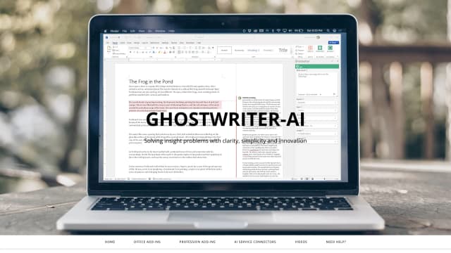 Ghostwriter AI screenshot