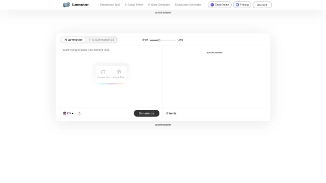 AI Summarizer screenshot