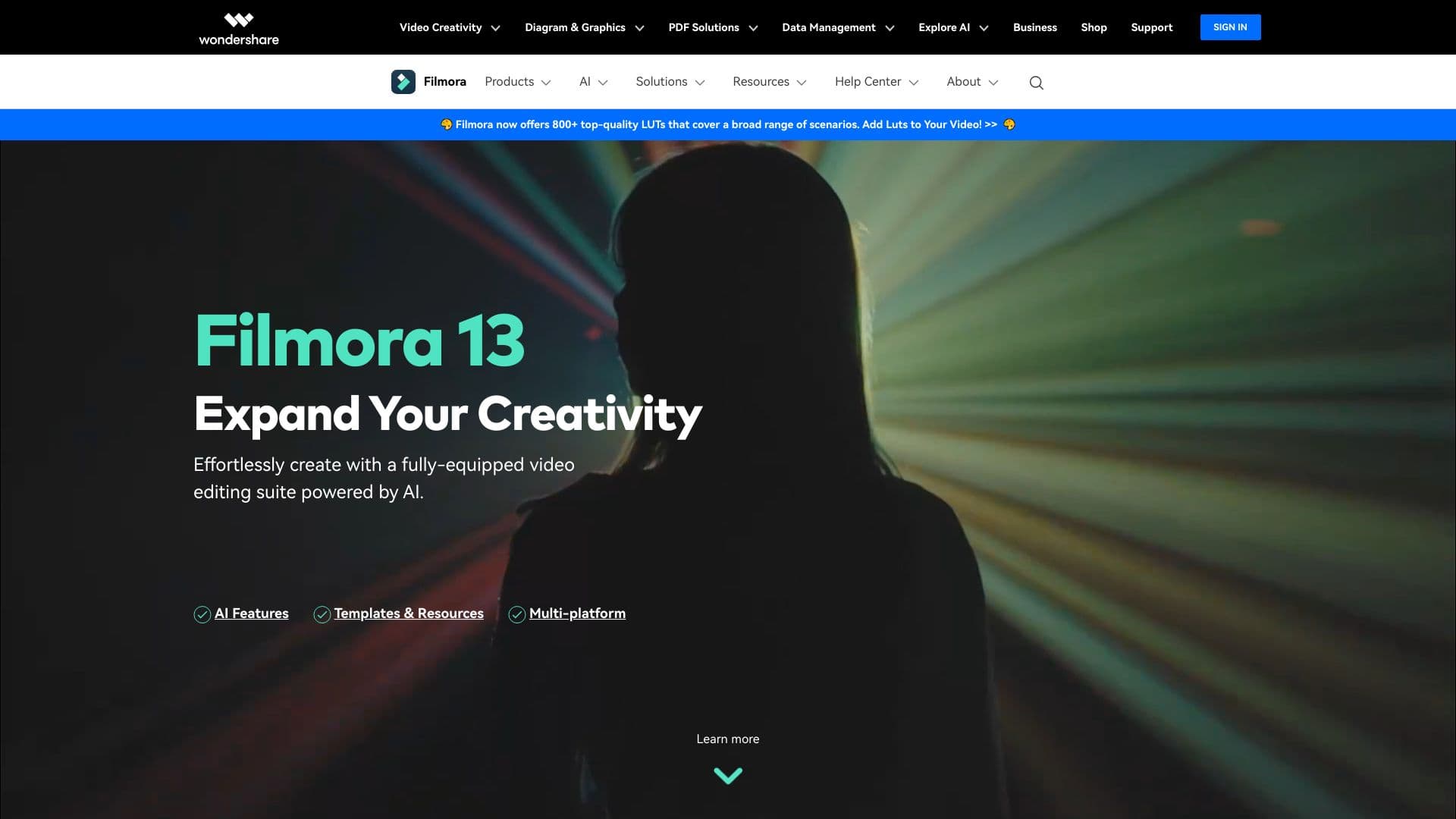 Wondershare Filmora screenshot 1