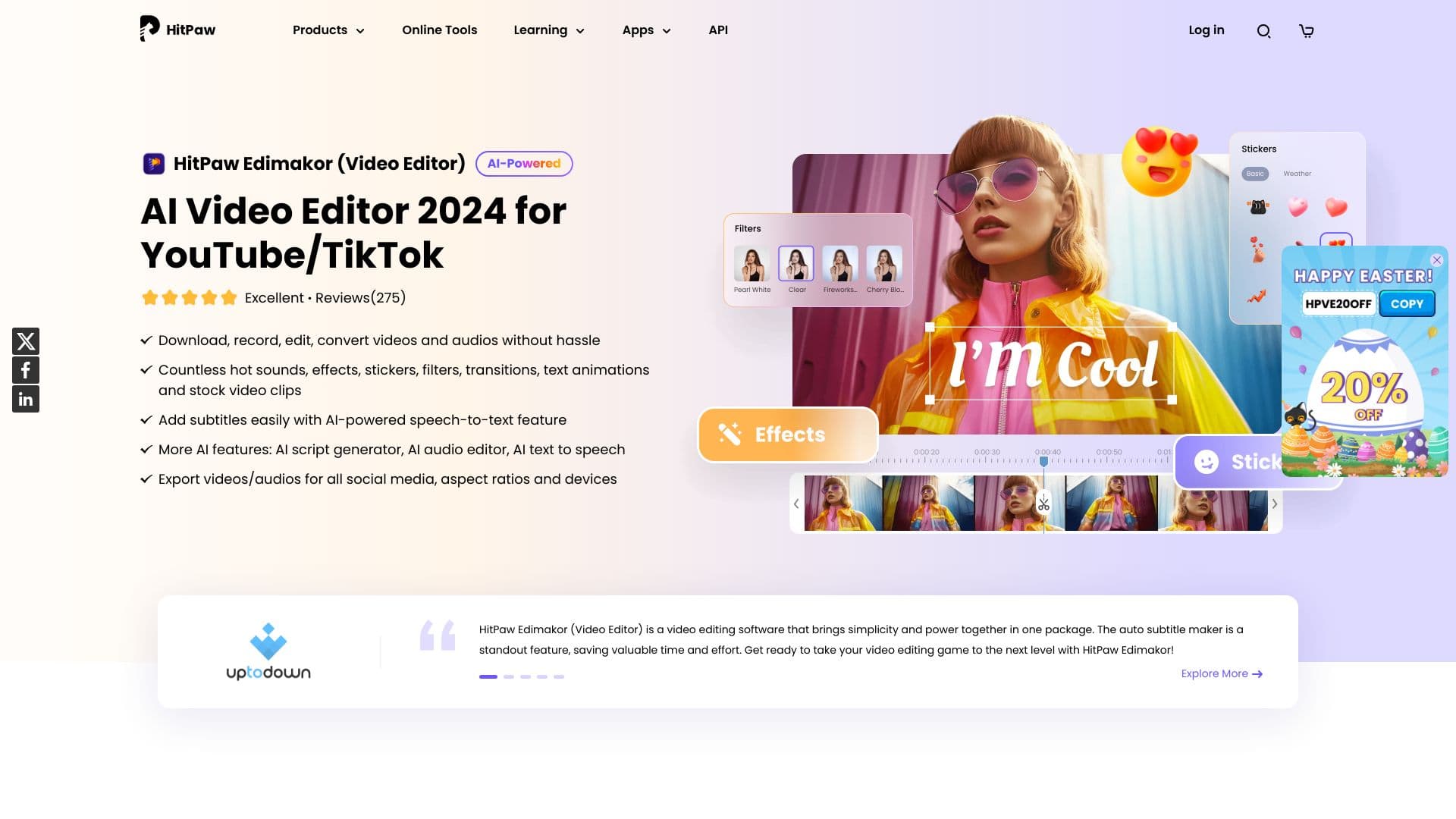 HitPaw Edimakor screenshot 1