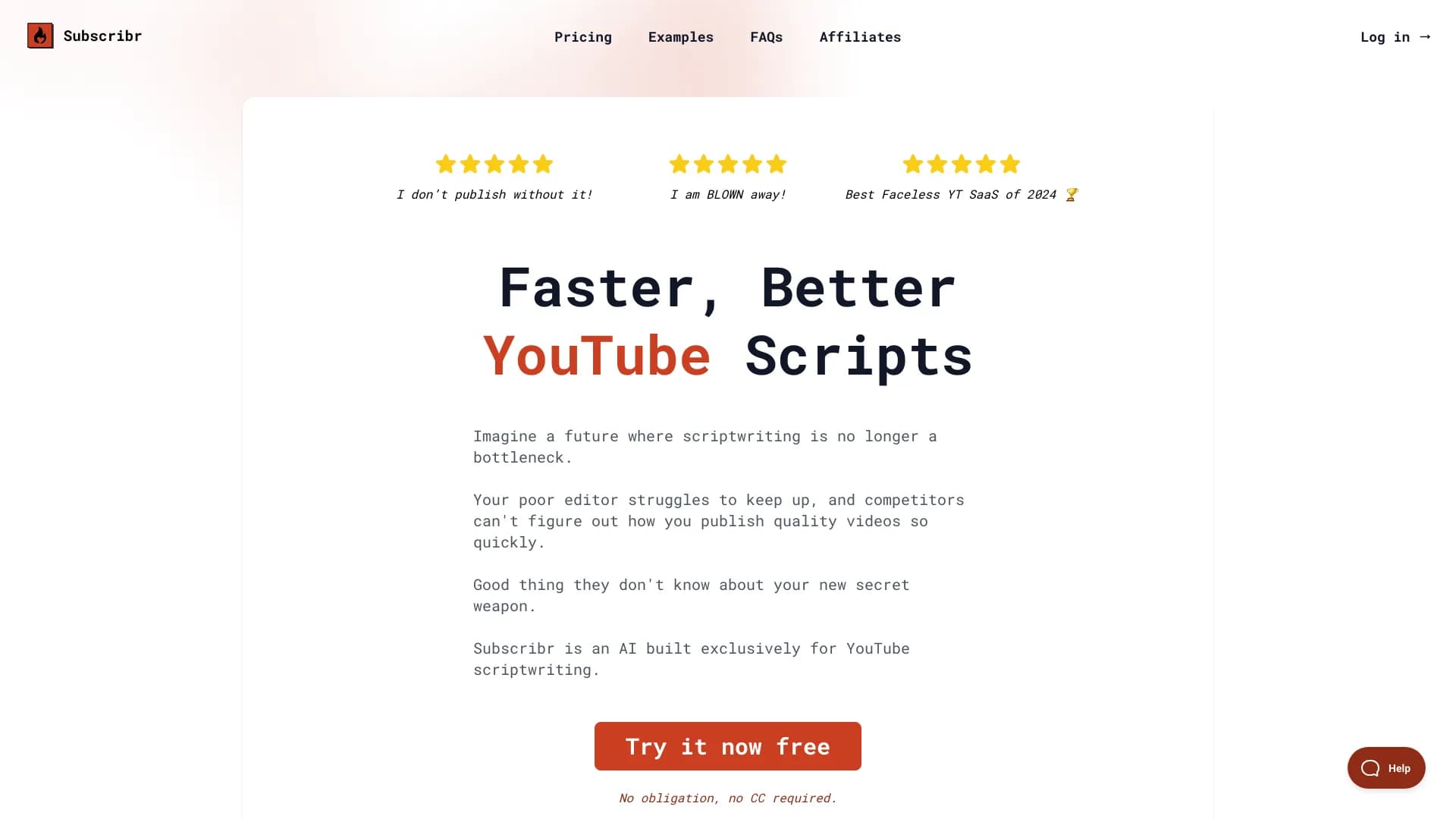 Subscribr screenshot 1