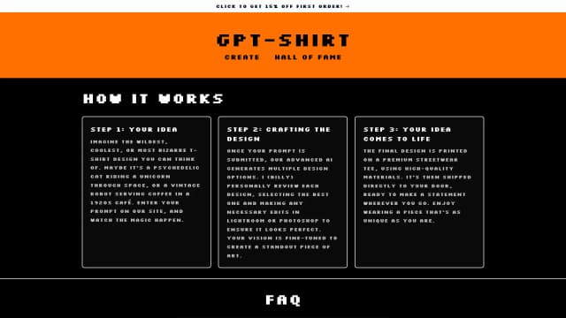 GPT-Shirt screenshot
