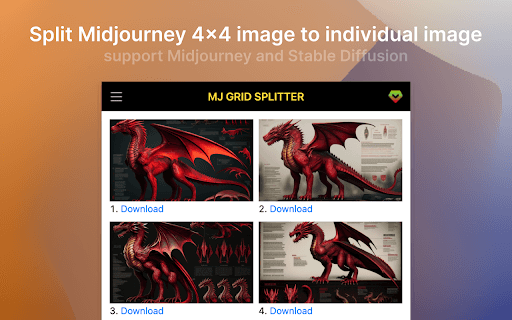 Image Splitter screenshot 1