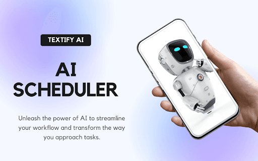 AI powered Scheduler screenshot
