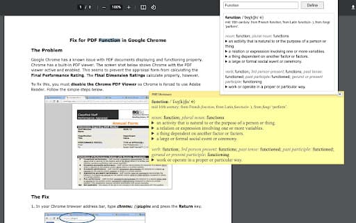 Definition Extension screenshot