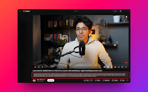TubeInsight screenshot 1