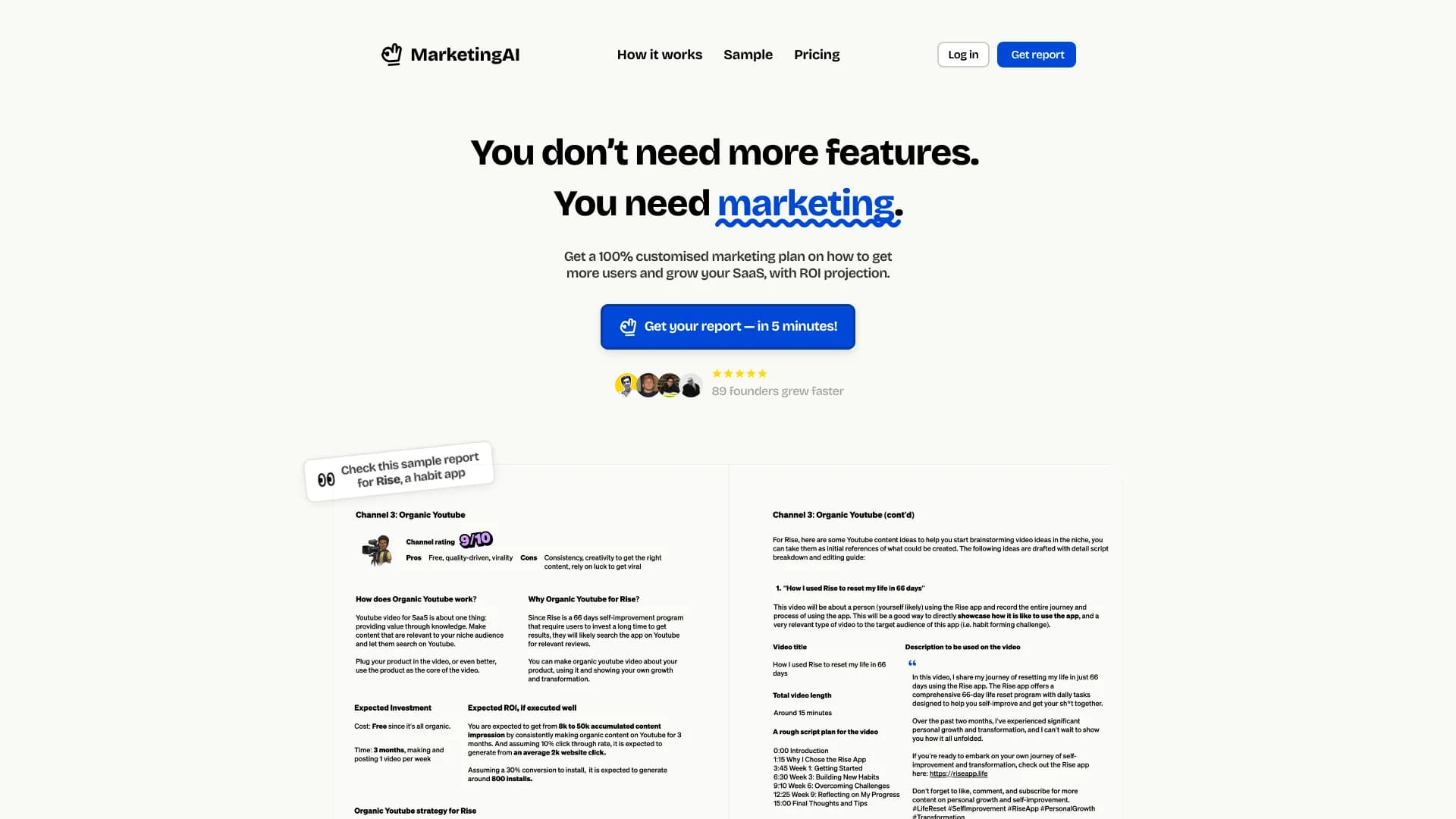 MarketingAI screenshot 1