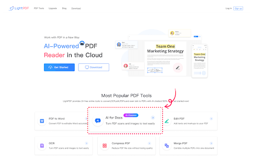 LightPDF screenshot 1
