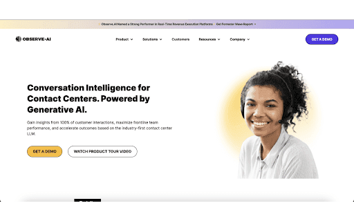 Observe.AI Screen Recorder Browser Extension screenshot 1