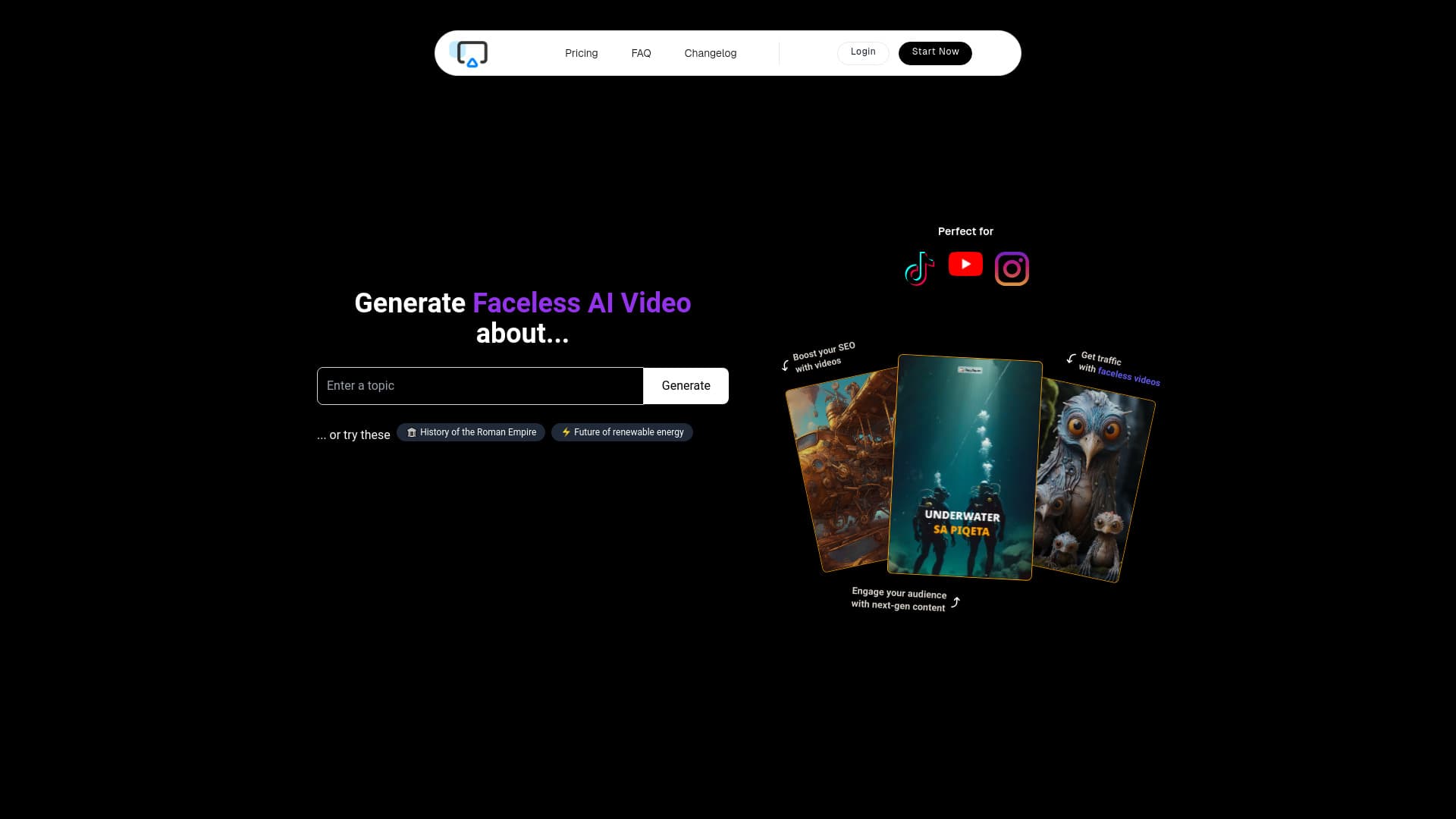 Shorts Generator AI screenshot 1