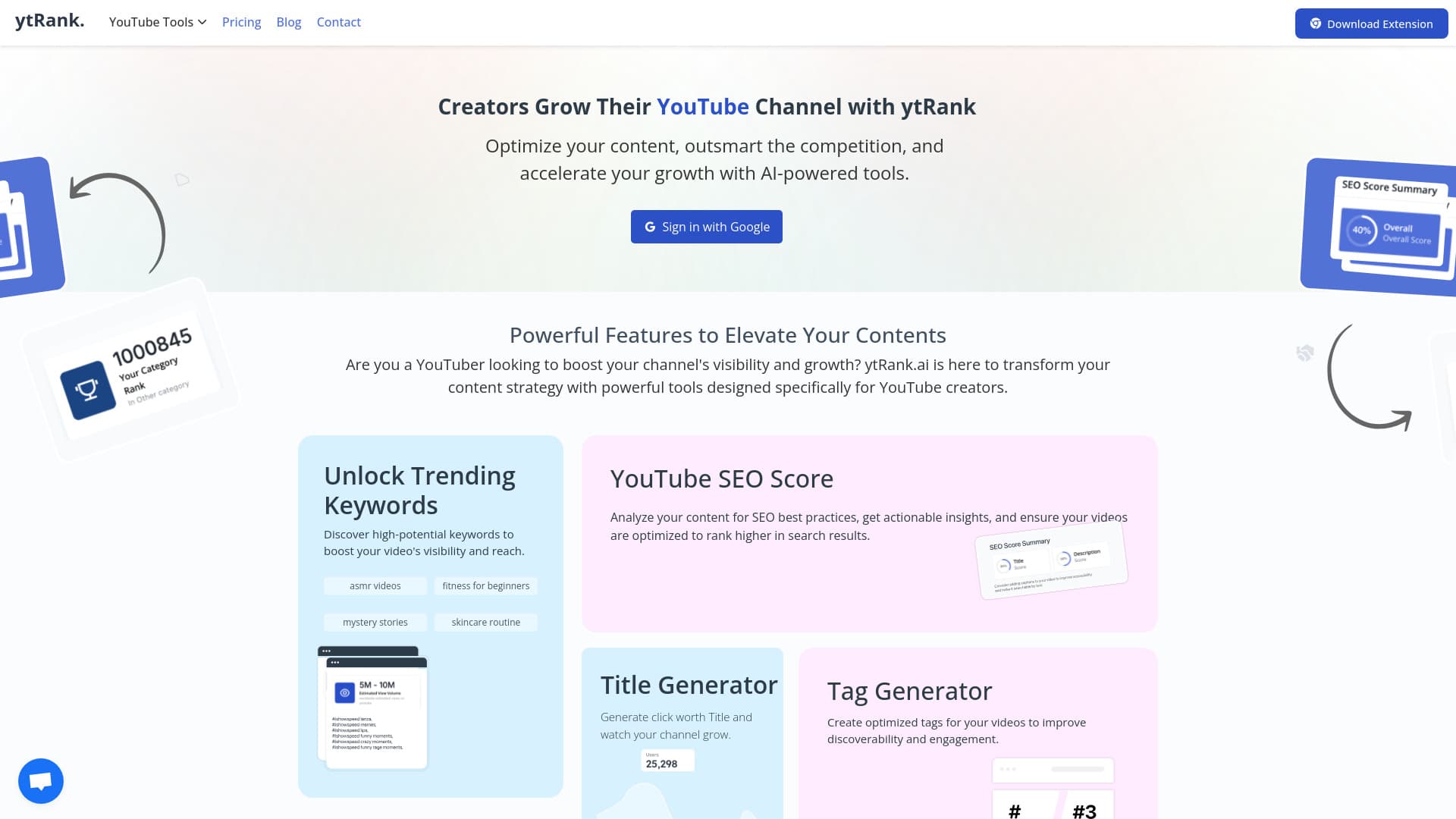 ytRank.ai screenshot 1