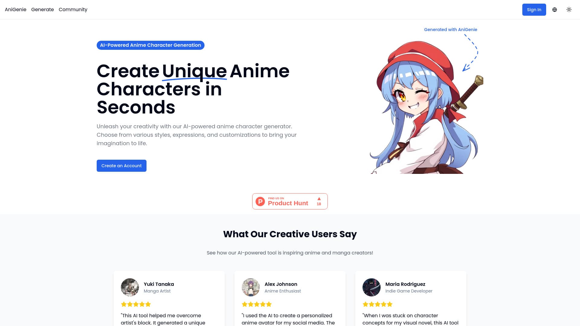 AniGenie screenshot 1