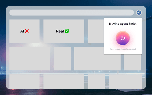 AI Image Detector Chrome Extension screenshot 1