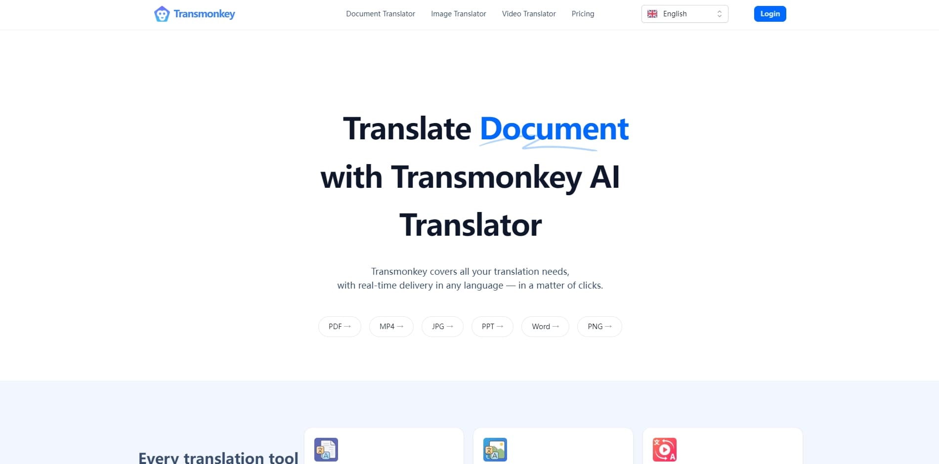 Transmonkey AI Translator Suite screenshot 1