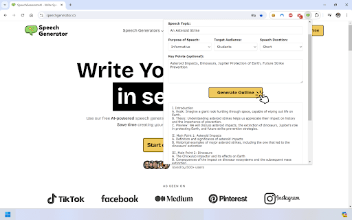 SpeechGeneratorAI screenshot 1