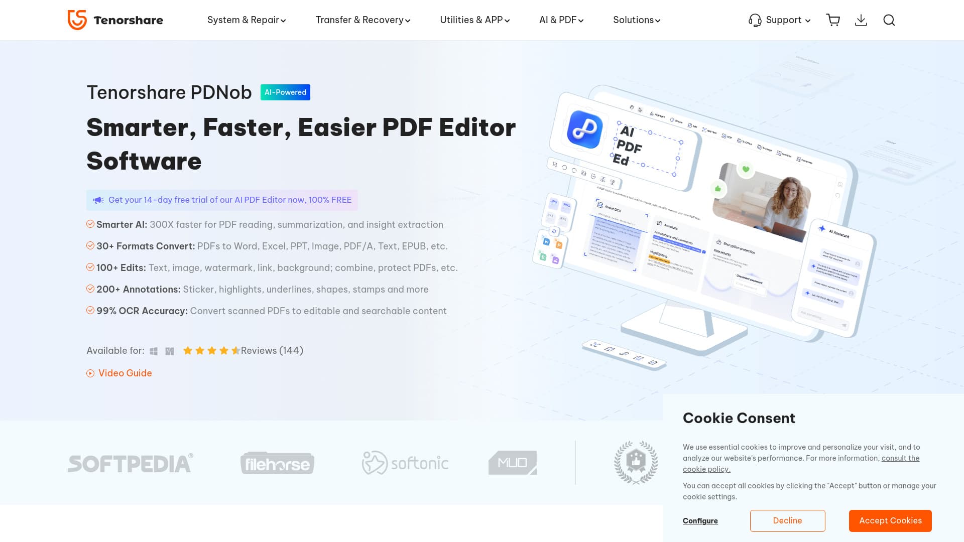 PDNob PDF Editor screenshot 1