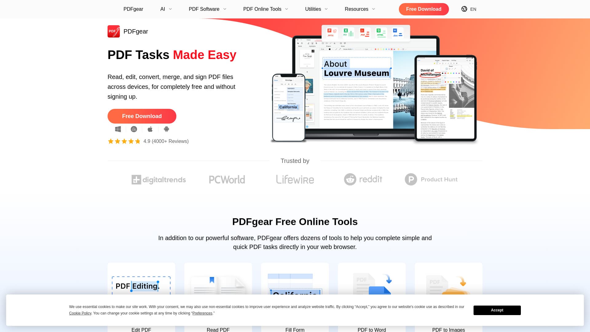 PDFgear screenshot 1