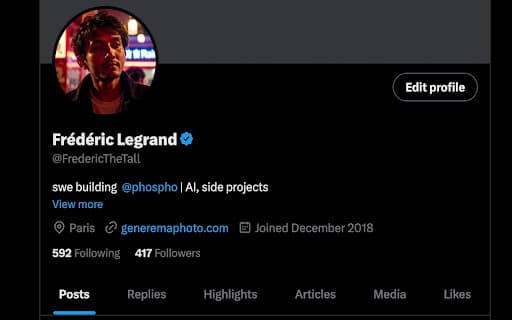 X Tweet Generator Extension screenshot 1