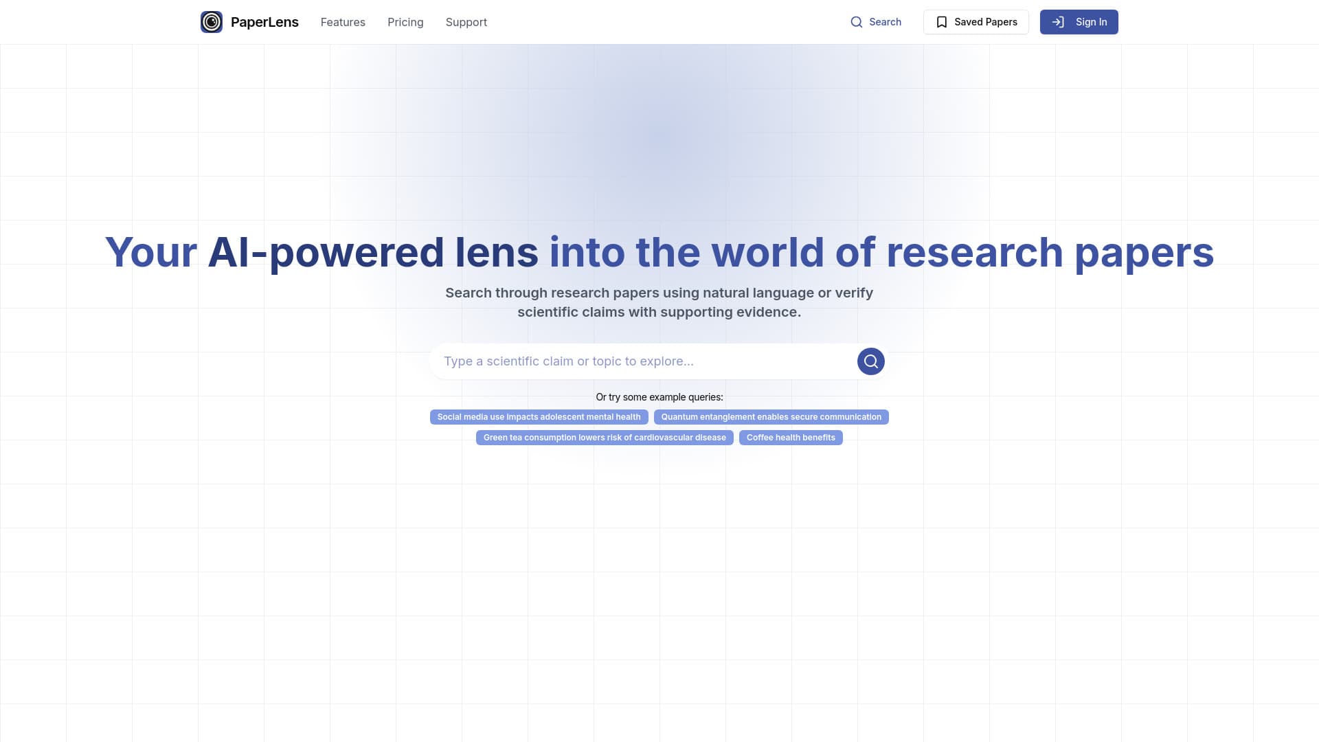 PaperLens screenshot 1