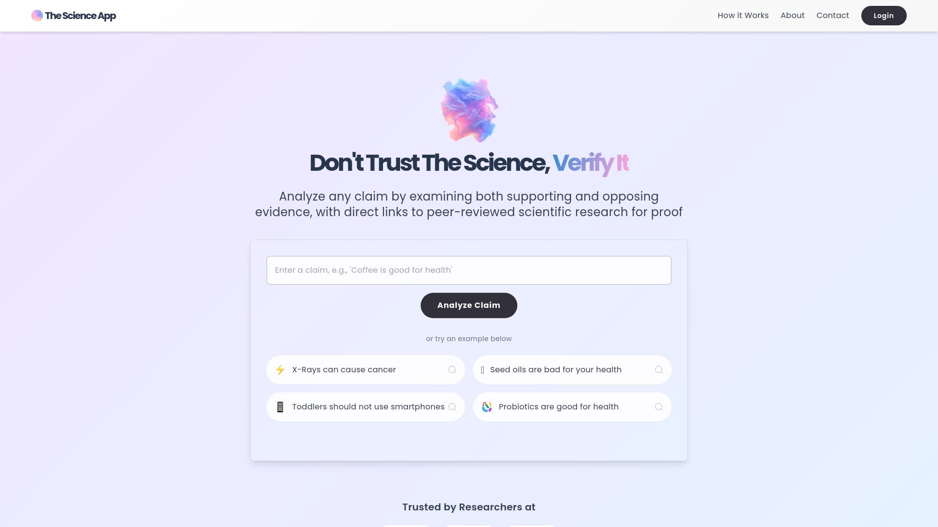 The Science App screenshot 1