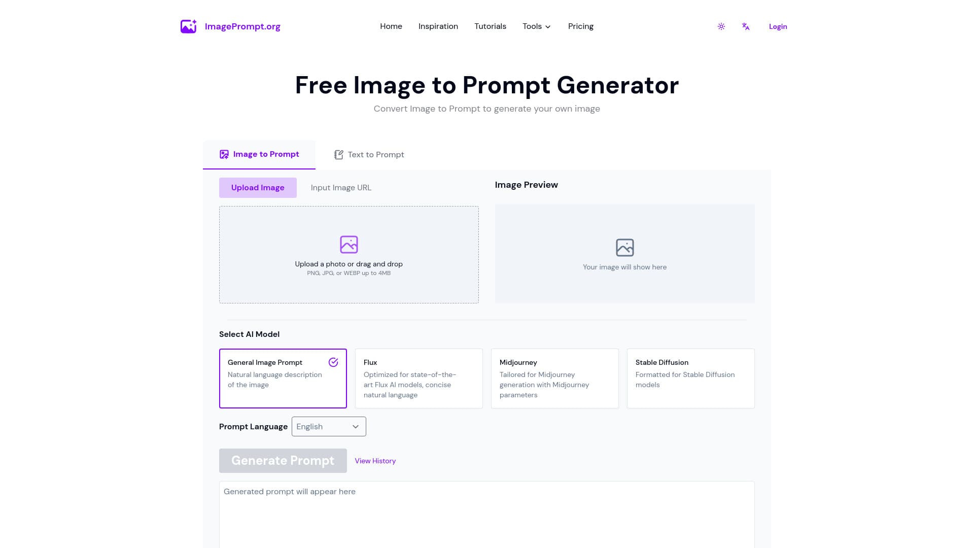 ImagePrompt.org screenshot 1