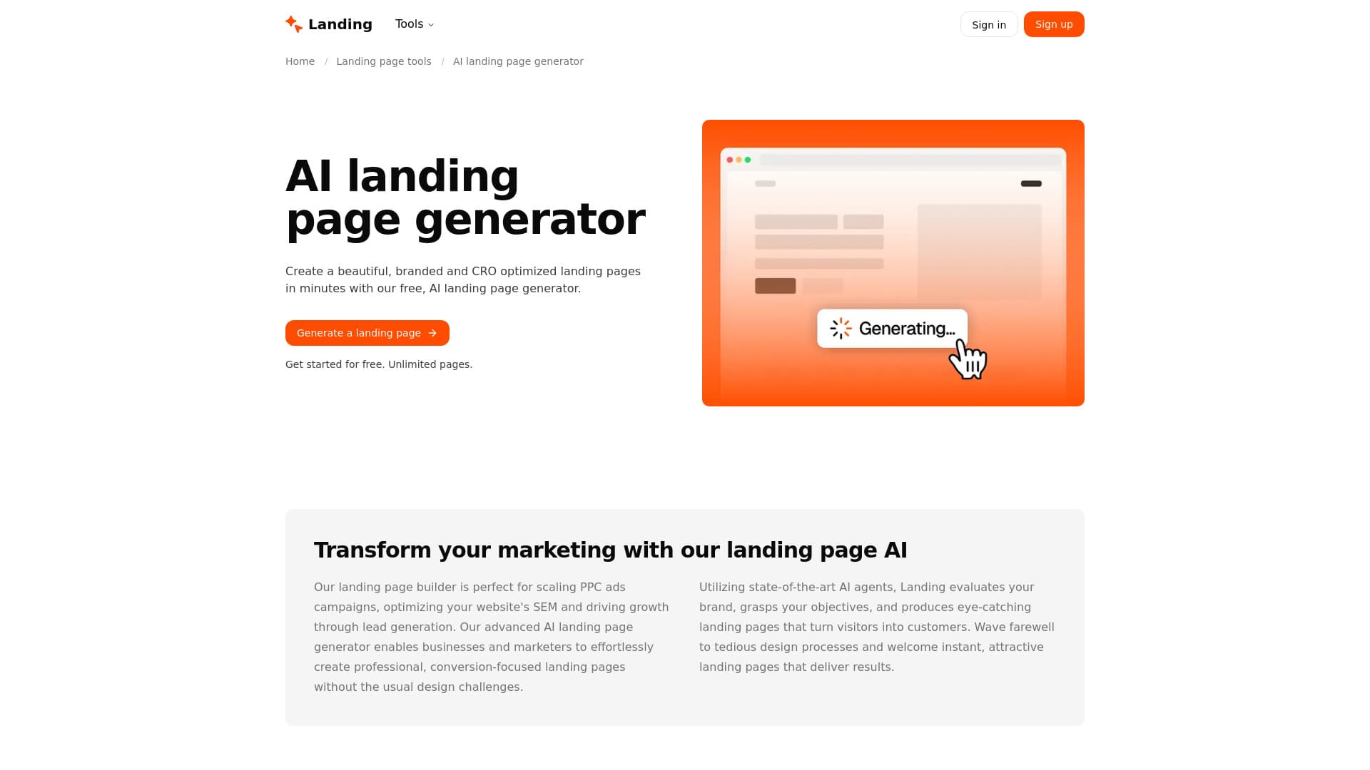 Landing AI screenshot 1