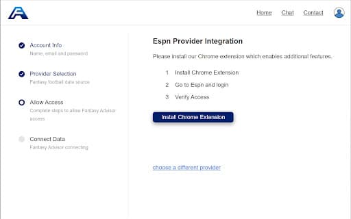 FantasyAdvisor League Synch screenshot 1