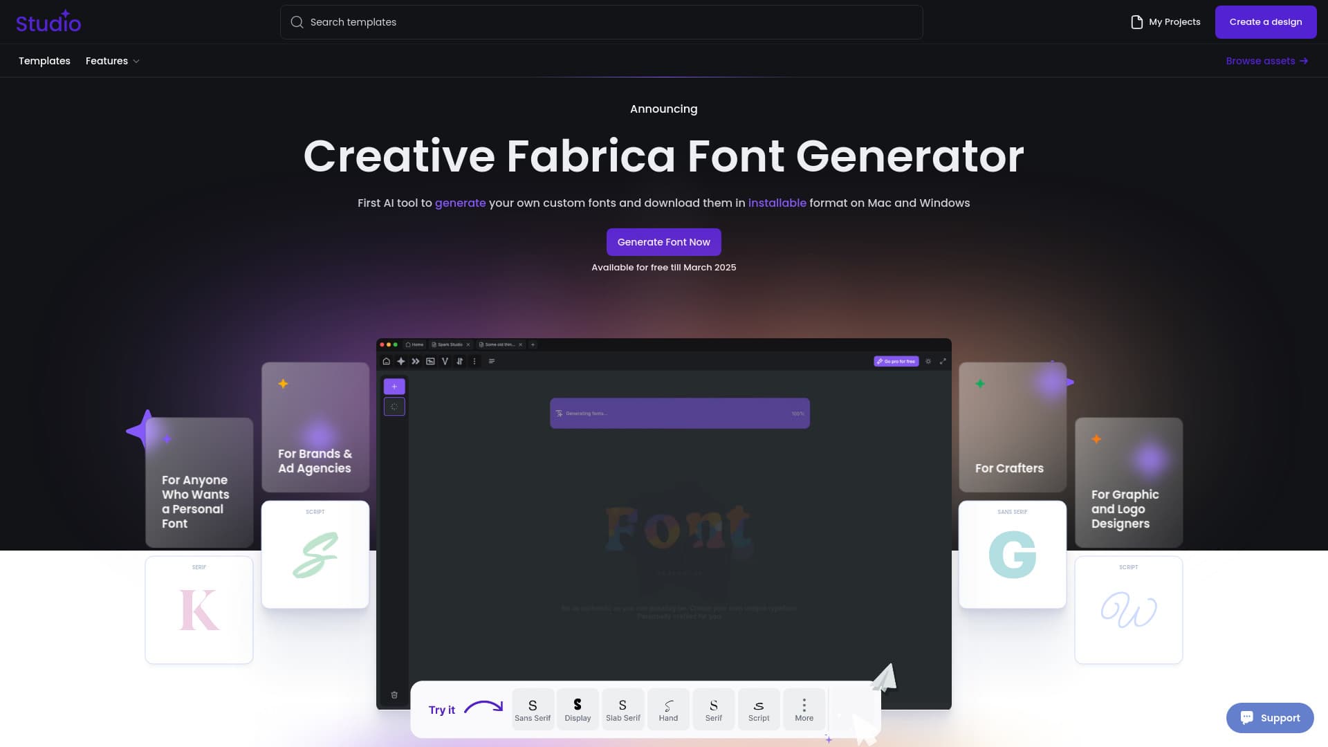 Creative Fabrica Font Generator screenshot 1