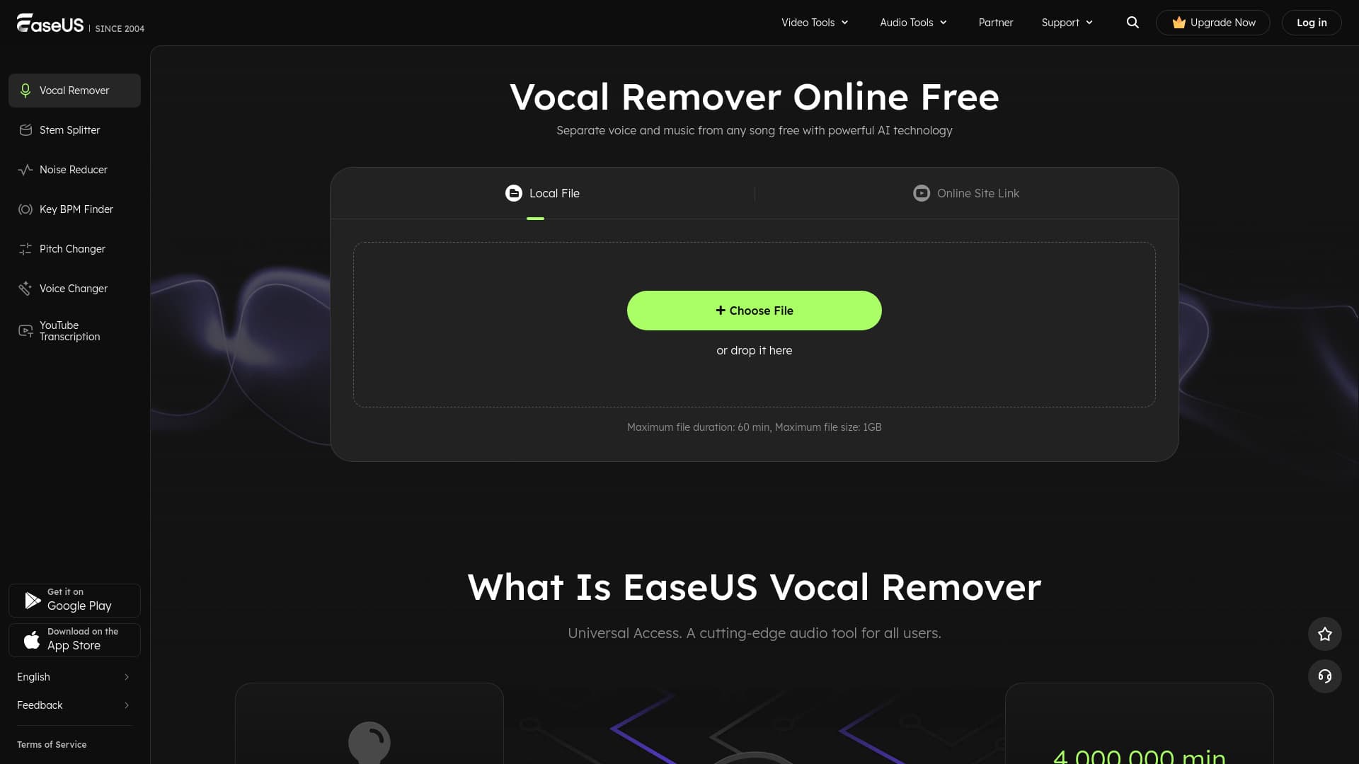 EaseUS Vocal Remover screenshot 1