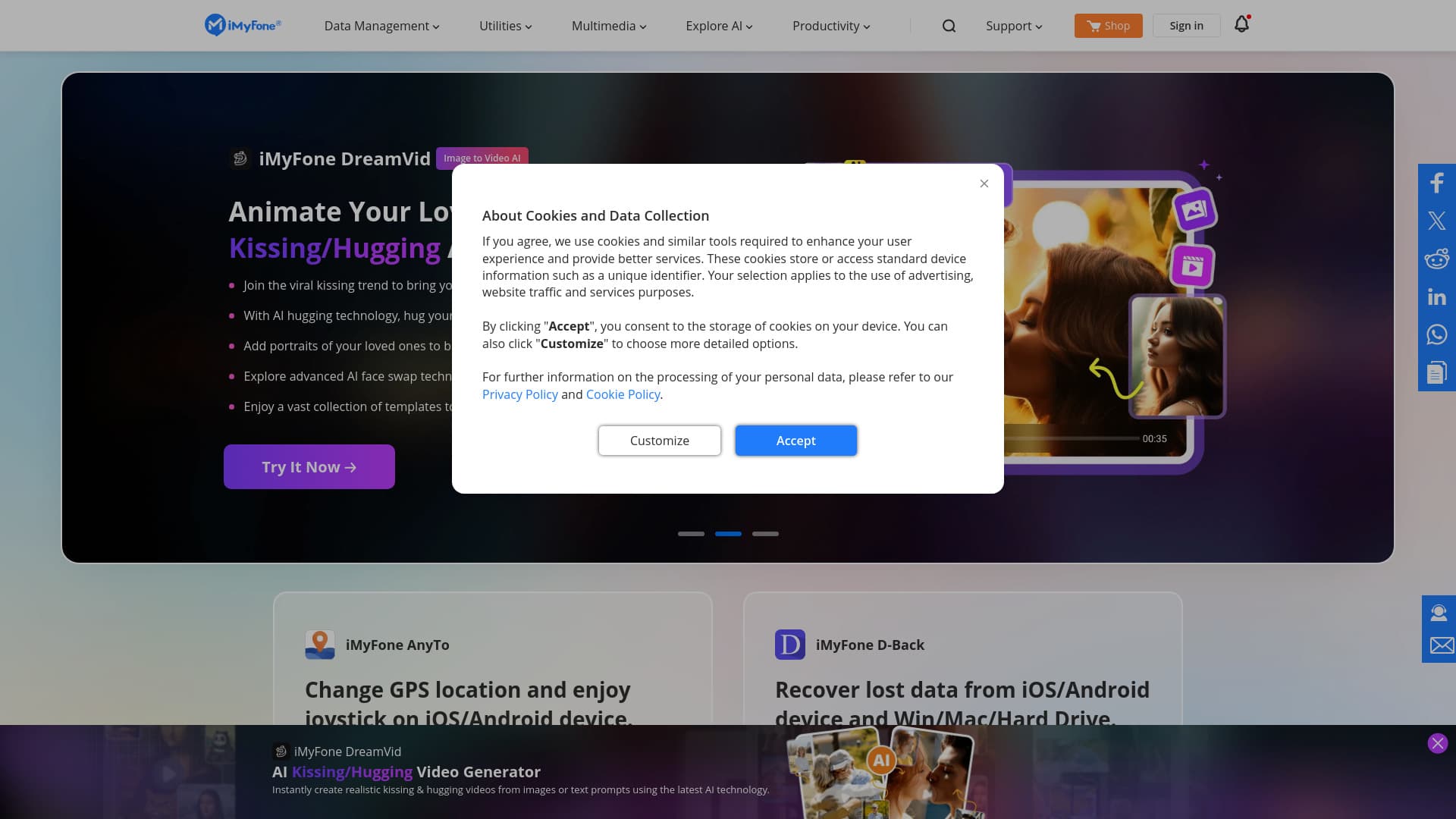 iMyFone screenshot 1