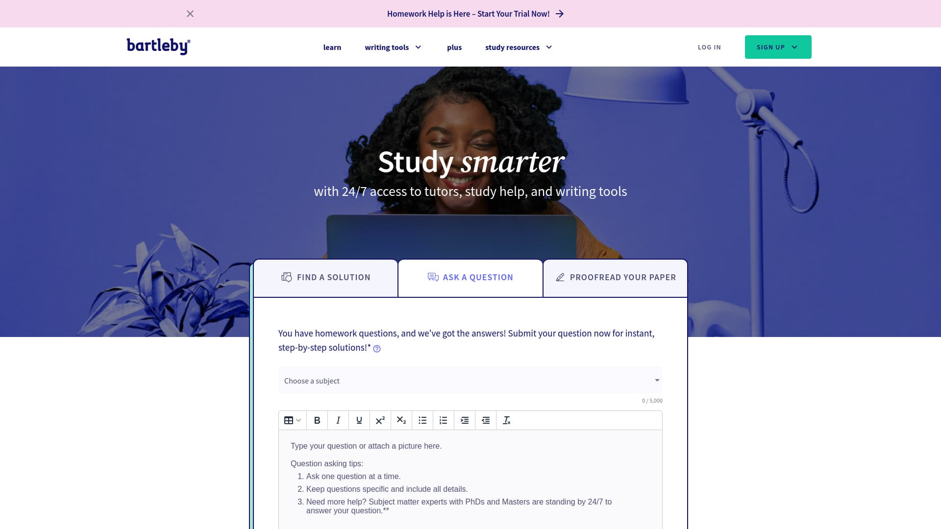 bartleby screenshot 1