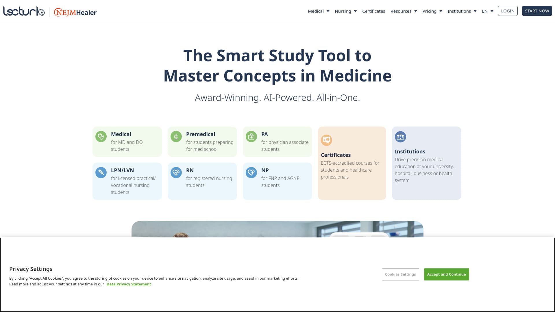 Lecturio screenshot 1