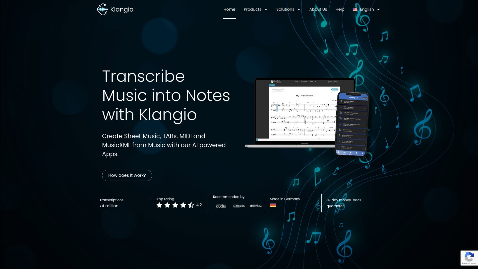 Klangio screenshot 1