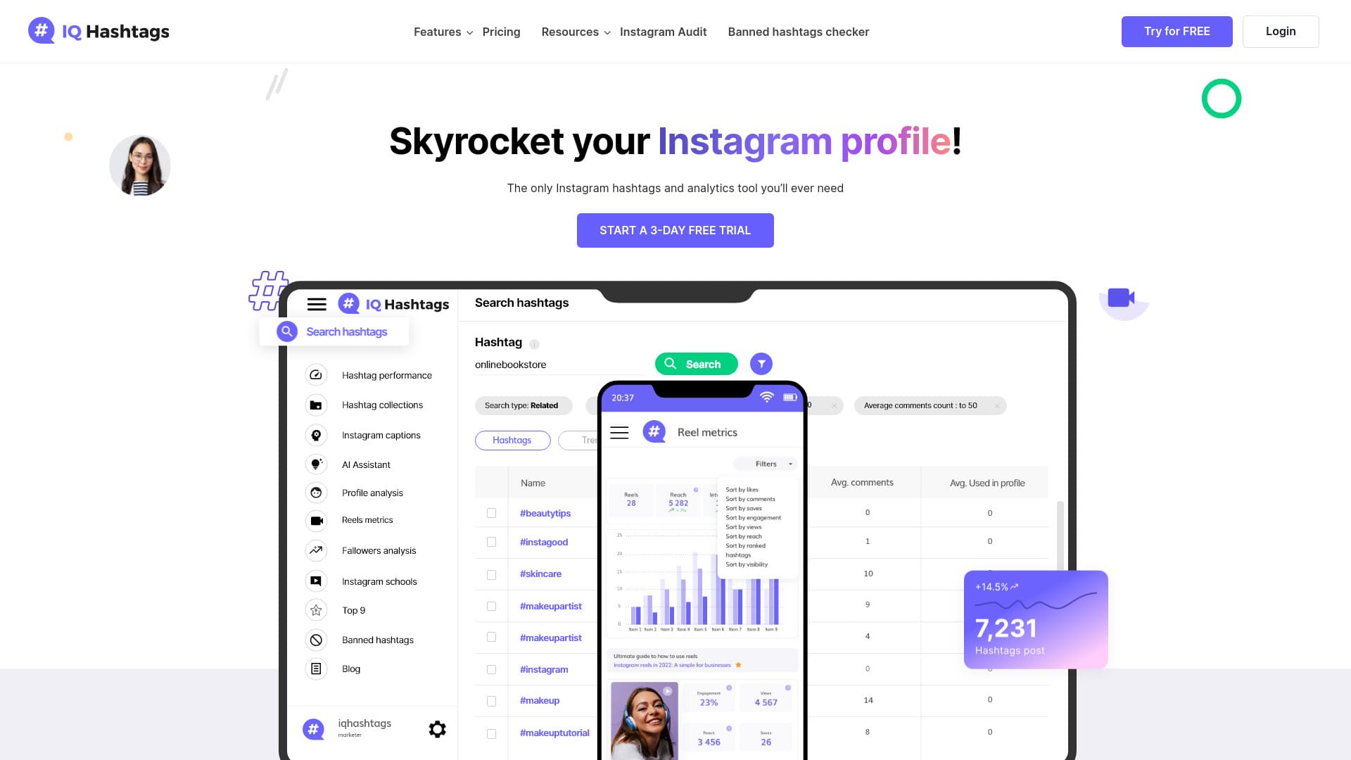 IQ Hashtags screenshot 1